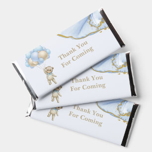 We can bearly wait candy wrapper label hershey bar favors