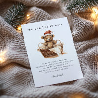 We Can Bearly Wait Christmas Pregnancy Reveal