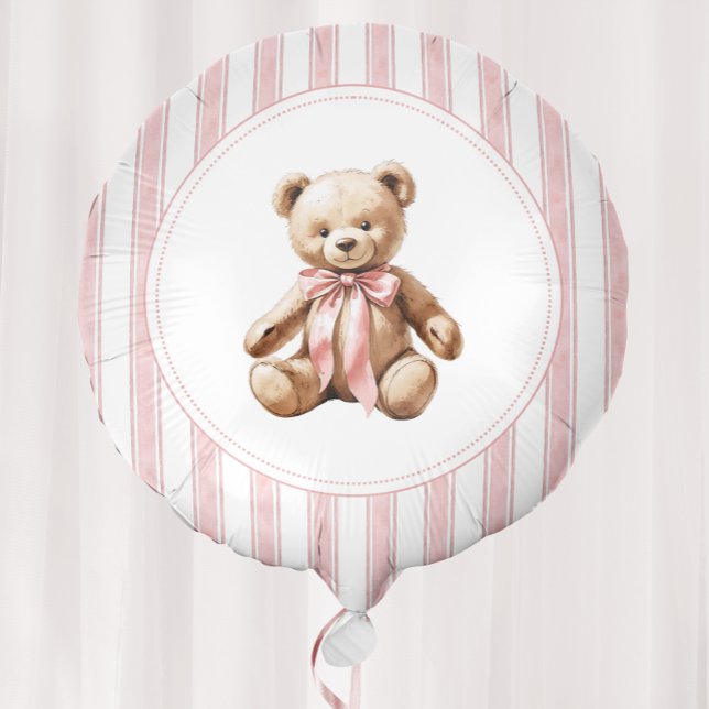 We Can Bearly Wait Elegant Baby Shower Balloon (Creator Uploaded)
