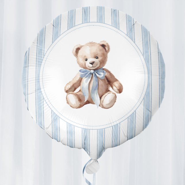 We Can Bearly Wait Elegant Baby Shower Balloon (Creator Uploaded)