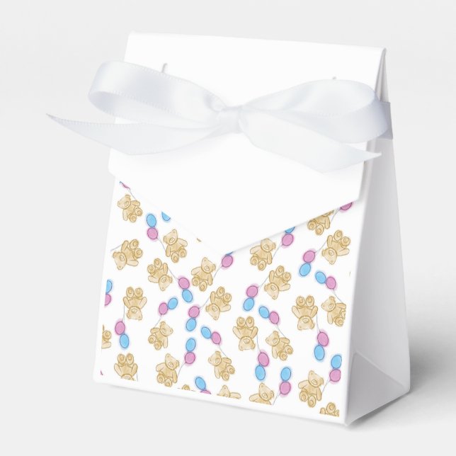 We can bearly wait favor boxes baby shower (Front Side)