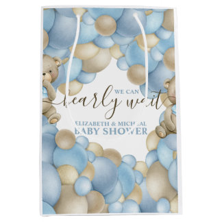 We can Bearly wait Favor Tags Medium Gift Bag