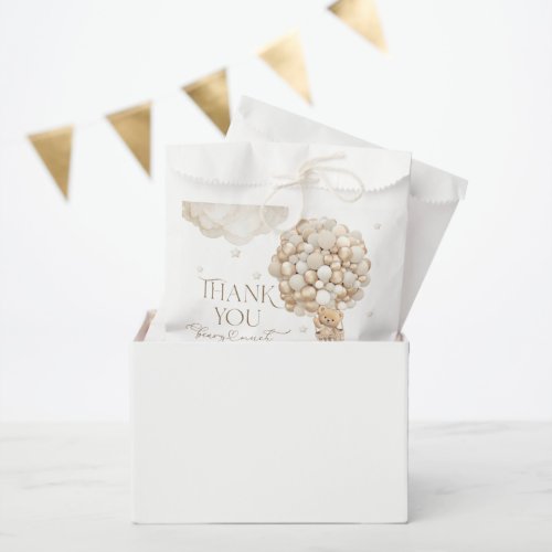 We Can Bearly wait Gender Neutral Baby Shower Favor Bag