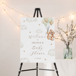 We Can Bearly Wait Gender Neutral Baby Shower Foam Board
