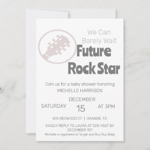 We Can Bearly Wait Gender Neutral Baby Shower Invi Invitation