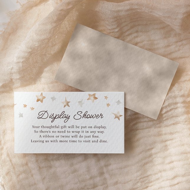 We Can Bearly Wait Gender Neutral Display Shower Enclosure Card (Creator Uploaded)