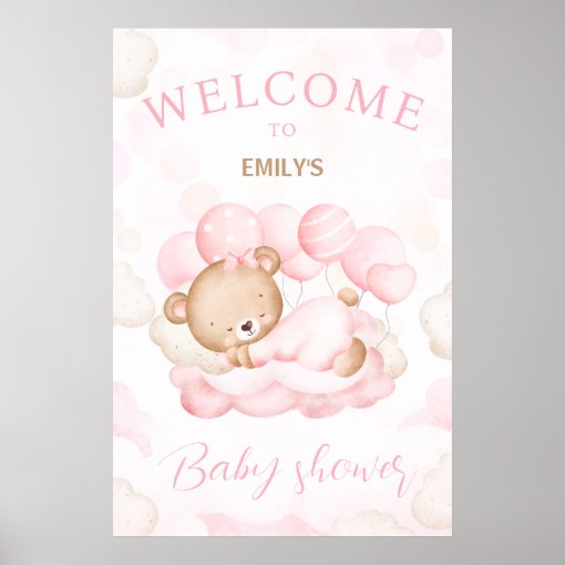 Libro degli ospiti per baby shower, We can Bearly Wait a tema