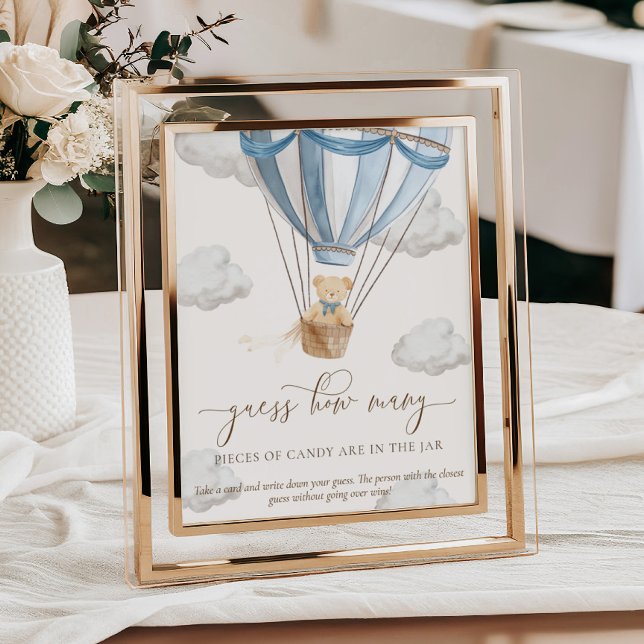 We Can Bearly Wait Guess How Many Baby Shower Game Poster (Creator Uploaded)