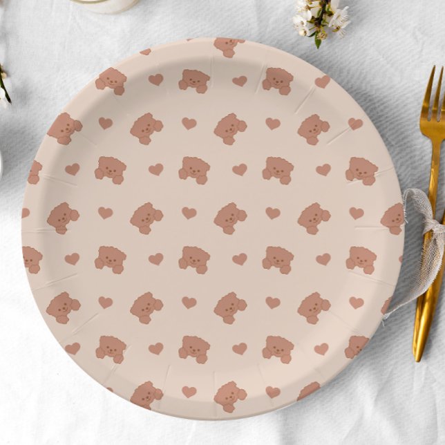 We Can Bearly Wait Minimalist Modern Baby Shower Paper Plates (Creator Uploaded)