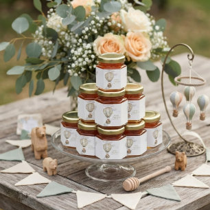 We Can Bearly Wait Neutral Teddy Bear Baby Shower Honey Jar Favors