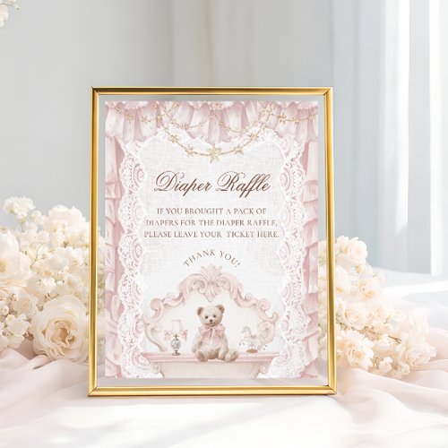 We Can Bearly Wait Nursery Cottage Diaper Raffle