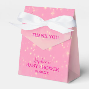 We Can Bearly Wait Pink Hydrangeas Balloon Favor Boxes