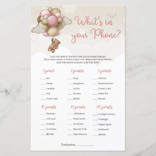 We can bearly wait pink What is in Your Phone