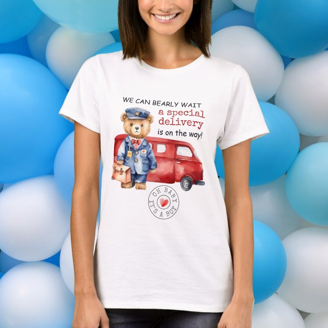 We Can Bearly Wait Special Delivery Mom-To-Be T-Shirt (Creator Uploaded)