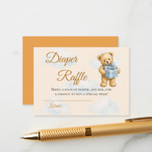 We Can Bearly Wait Teddy Bear Baby Boy Shower