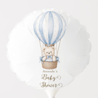 We Can Bearly Wait Teddy Bear Baby Shower Balloon