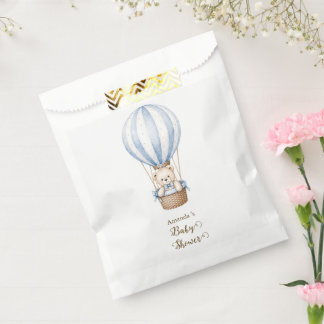 We Can Bearly Wait Teddy Bear Baby Shower FavorBag Favor Bag