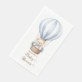 We Can Bearly Wait Teddy Bear Baby Shower Napkins