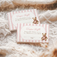 We Can Bearly Wait Teddy Bear Diaper Raffle