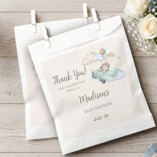 We Can Bearly Wait Teddy Bear Favor Bag