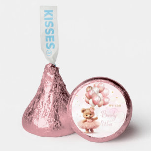 We Can Bearly Wait Teddy Bear Girl Baby Shower Hershey®'s Kisses®