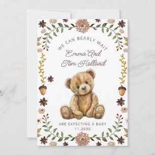 We Can Bearly Wait Teddy Bear Pregnancy Announcement