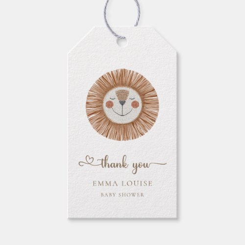 We Can Bearly Wait Thank You Gift Tags