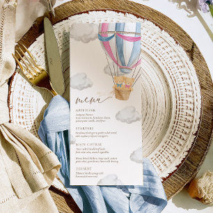 We Can Bearly Wait Twins Baby Shower  Menu