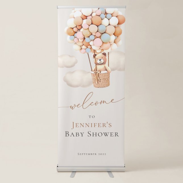 We Can Bearly Wait! Welcome Sign (Front)