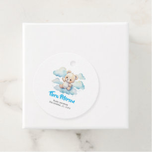 We can Bearly wait woodland baby bear shower Favor Tags