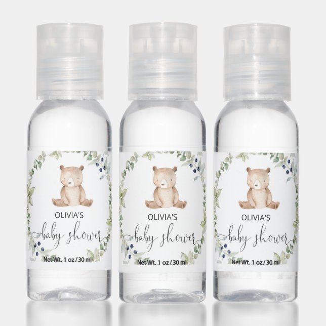 We can bearly wait woodland hand sanitizer  (Set)