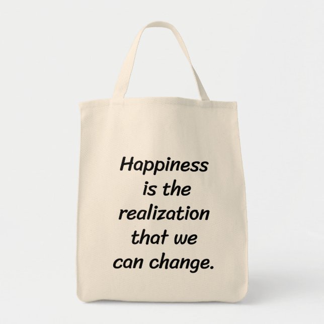We Can Change Grocery Tote Bag (Front)