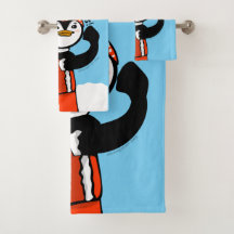 We can Christmas Bath Towel Set