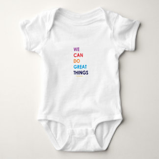 We Can Do Great Things Baby Bodysuit
