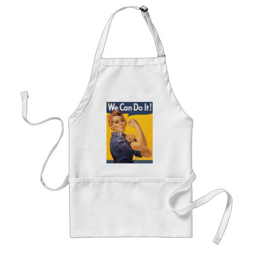 We Can Do It Adult Apron