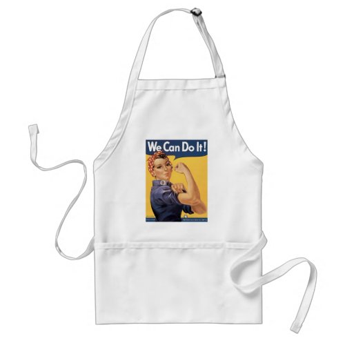 We Can Do It Adult Apron