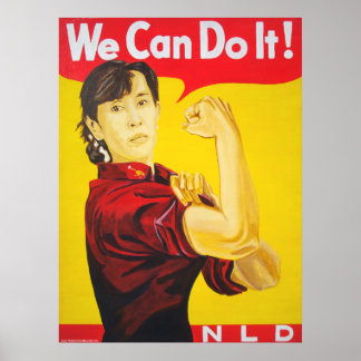 We Can Do It! - Ang San Suu Kyi Poster