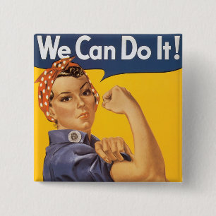We Can Do It! Button