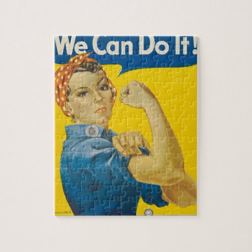 We Can Do It by J Howard Miller Jigsaw Puzzle