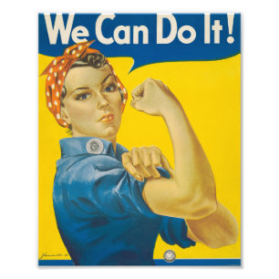 We Can Do It! by J. Howard Miller Photo Print
