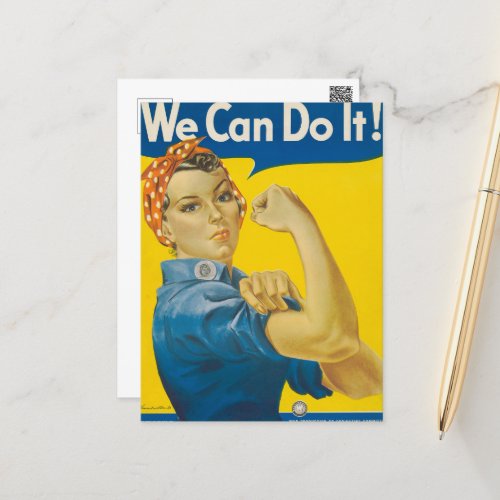 We Can Do It by J Howard Miller Postcard