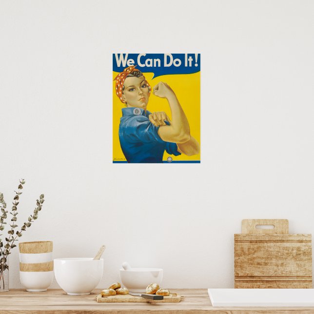 We Can Do It! by J. Howard Miller Poster | Zazzle