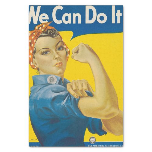 We Can Do It by J Howard Miller Tissue Paper