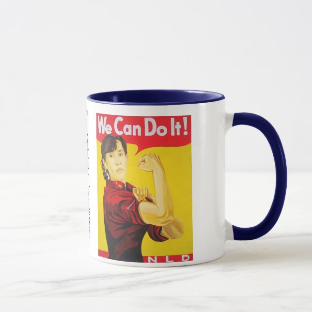 We Can Do It - Dalai Lama and Aung San Suu Kyi Mug (Right)