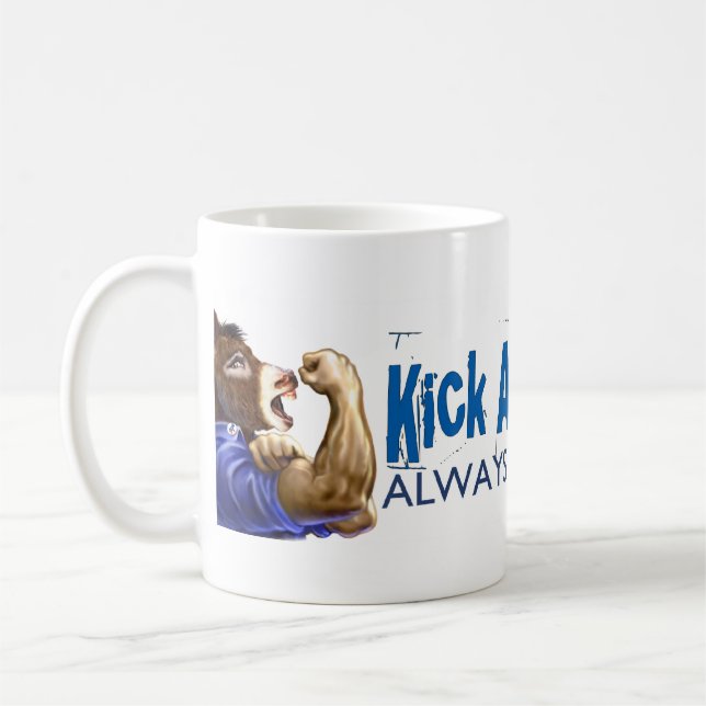We Can Do It Donkey Mug  (Left)