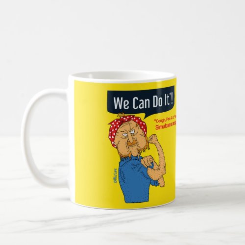 We can do it _ grumpy old man cartoon yellow coffee mug