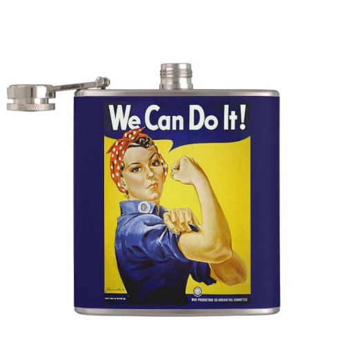 We Can Do It Hip Flask