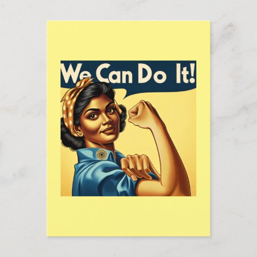 We Can Do It _ Indian Rosie the Riveter Postcard