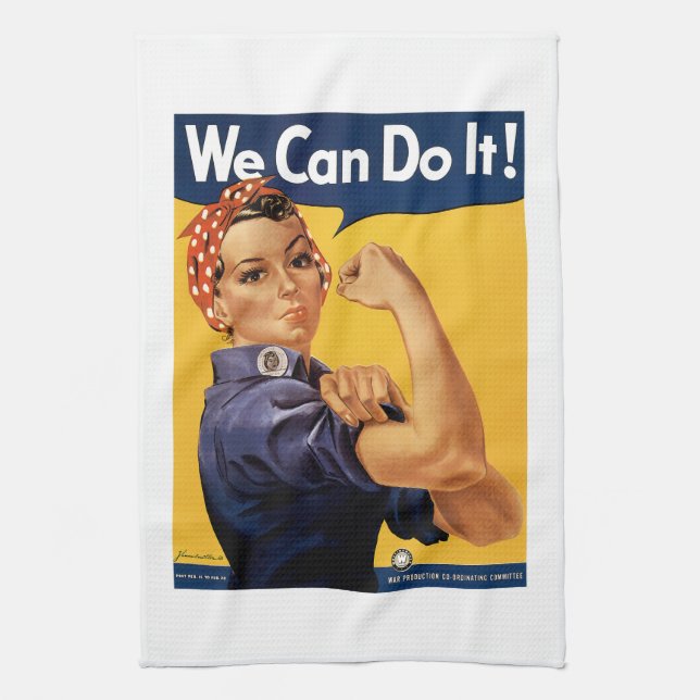 We Can Do It Kitchen Towel (Vertical)