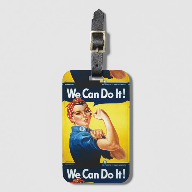 We Can Do It Luggage Tag (Front Vertical)